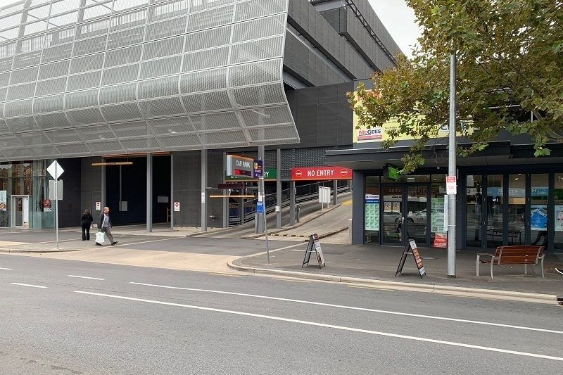 Upark grote car park